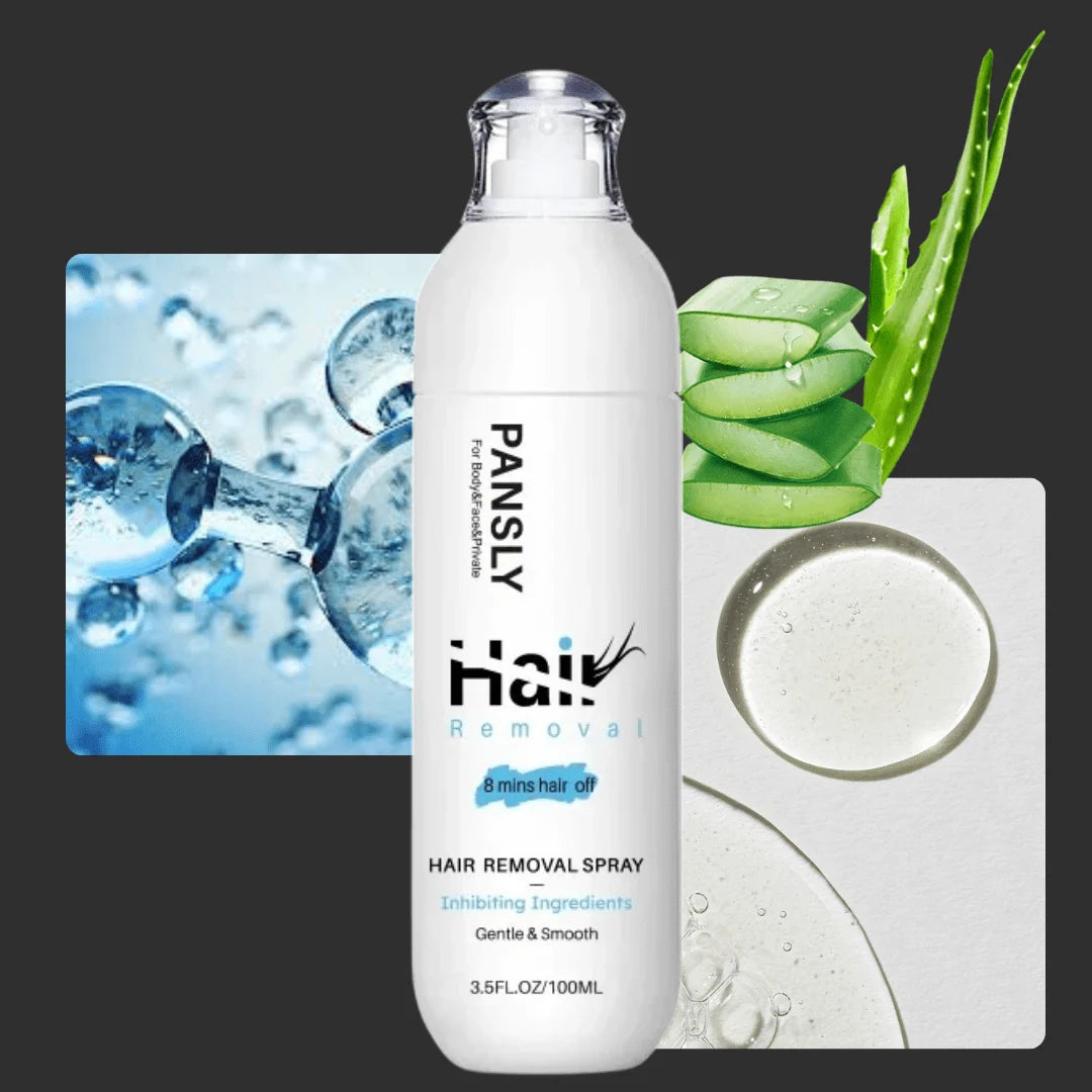 natural ingrediants for hair removal spray